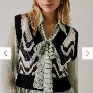 NWT Anna sui x free people sweater vest